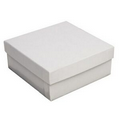 Jewelry Boxes (3.5"x3.5"x1.5") White krome